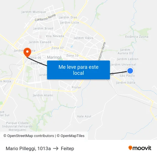 Mario Pilleggi, 1013a to Feitep map