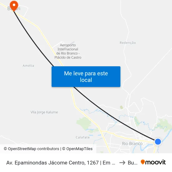 Av. Epaminondas Jácome Centro, 1267  | Em Frente Ao Senai to Bujari map
