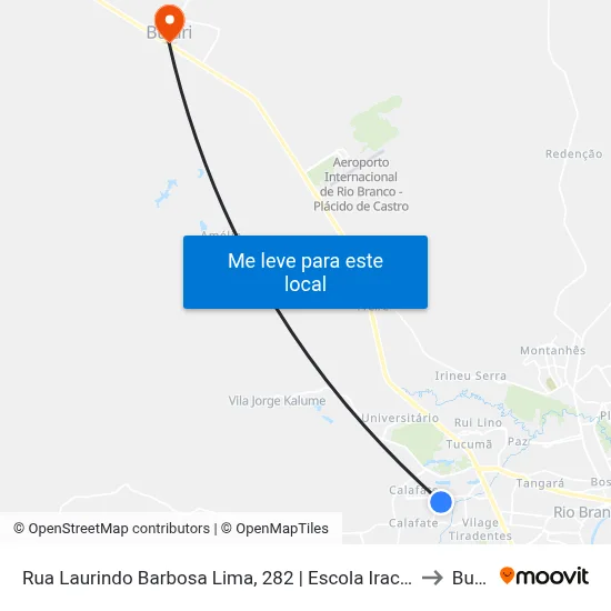 Rua Laurindo Barbosa Lima, 282 | Escola Iracema Gomes to Bujari map