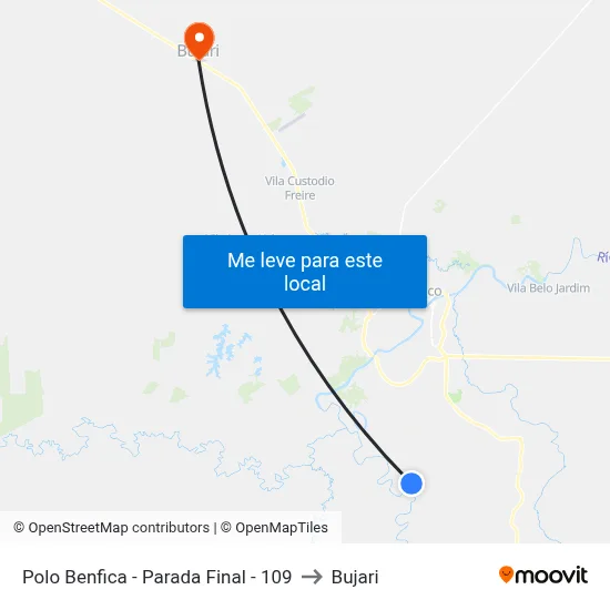 Polo Benfica - Parada Final - 109 to Bujari map