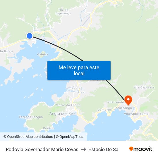 Rodovia Governador Mário Covas to Estácio De Sá map