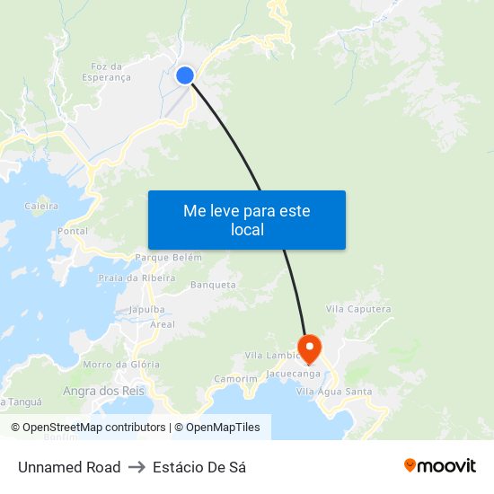 Unnamed Road to Estácio De Sá map