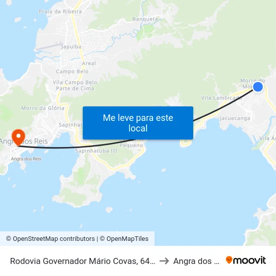 Rodovia Governador Mário Covas, 6451-6885 to Angra dos Reis map
