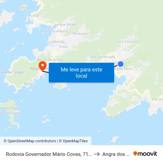 Rodovia Governador Mário Covas, 7114-7228 to Angra dos Reis map