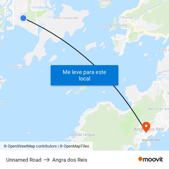 Unnamed Road to Angra dos Reis map