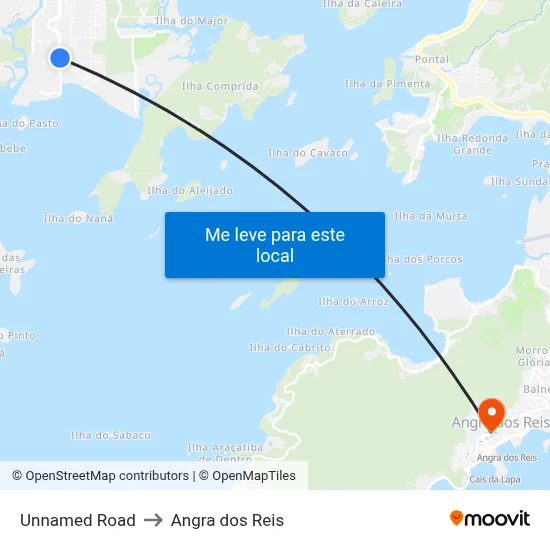 Unnamed Road to Angra dos Reis map