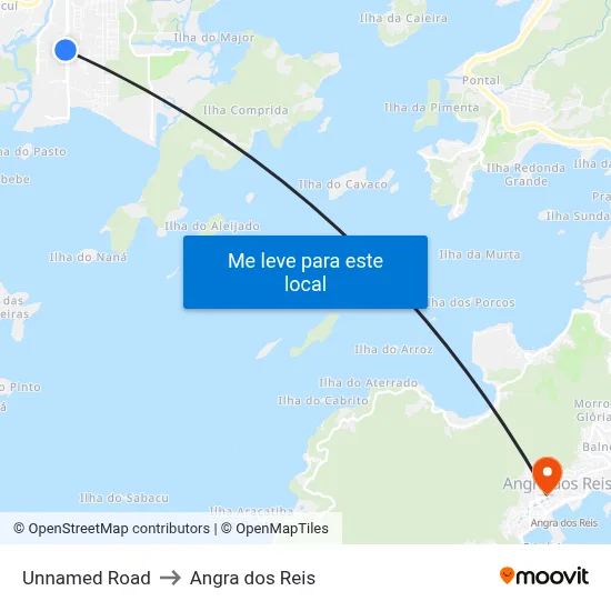 Unnamed Road to Angra dos Reis map
