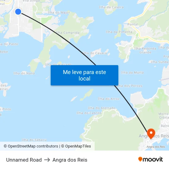 Unnamed Road to Angra dos Reis map