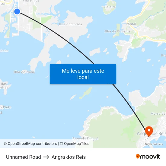 Unnamed Road to Angra dos Reis map