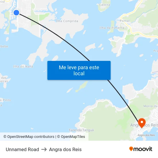 Unnamed Road to Angra dos Reis map
