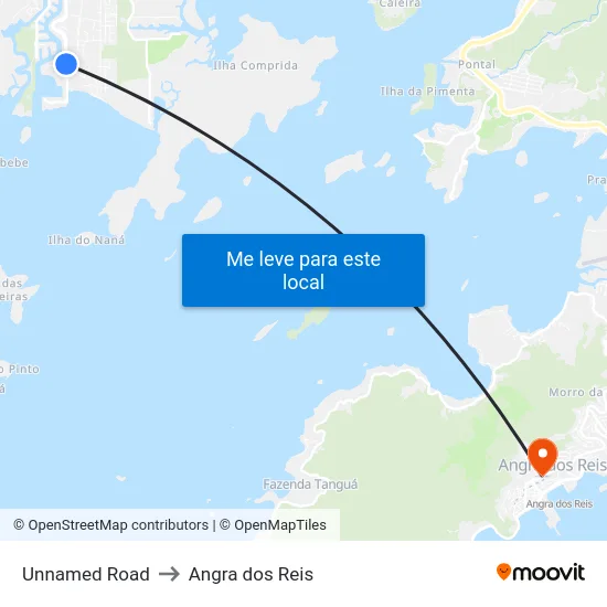 Unnamed Road to Angra dos Reis map