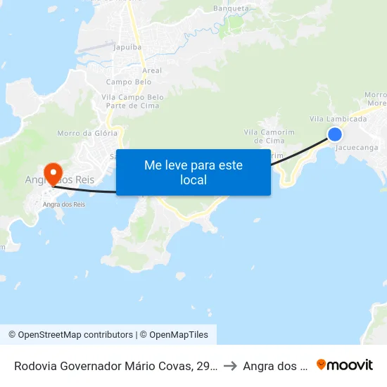 Rodovia Governador Mário Covas, 2919-3271 to Angra dos Reis map