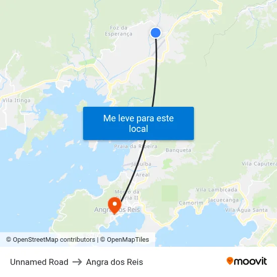 Unnamed Road to Angra dos Reis map