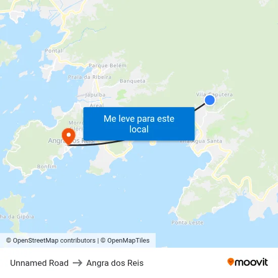 Unnamed Road to Angra dos Reis map