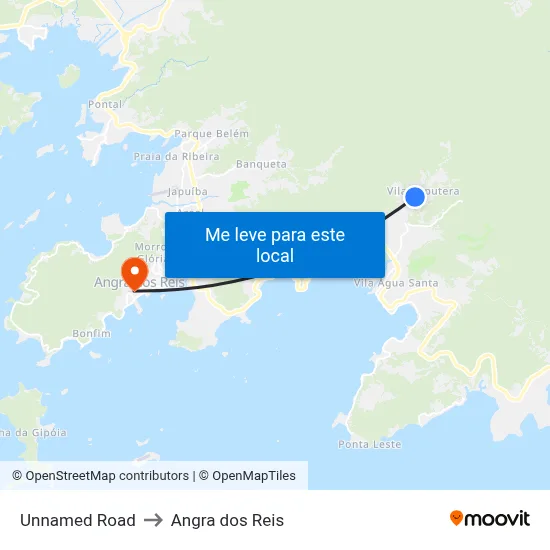 Unnamed Road to Angra dos Reis map