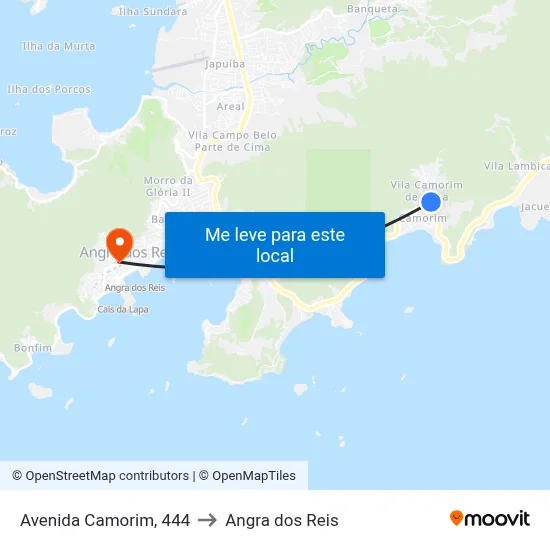 Avenida Camorim, 444 to Angra dos Reis map