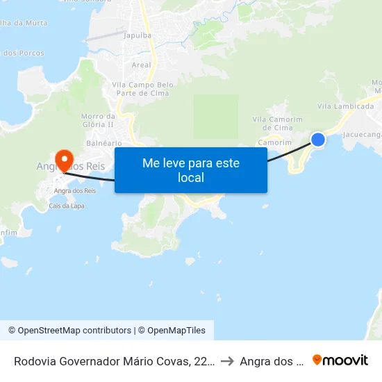 Rodovia Governador Mário Covas, 2285-2917 to Angra dos Reis map