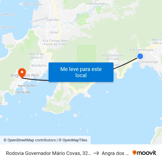 Rodovia Governador Mário Covas, 3274-3370 to Angra dos Reis map