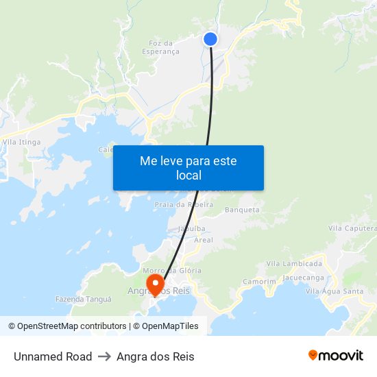 Unnamed Road to Angra dos Reis map