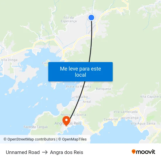 Unnamed Road to Angra dos Reis map