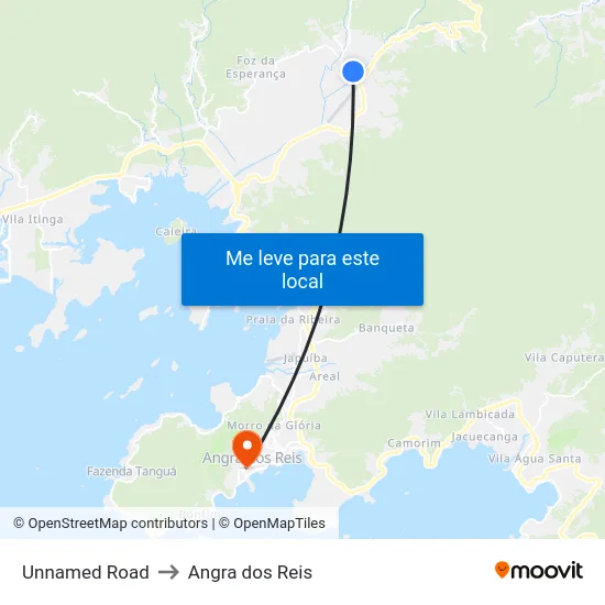 Unnamed Road to Angra dos Reis map