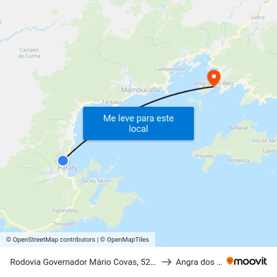 Rodovia Governador Mário Covas, 52364-52608 to Angra dos Reis map