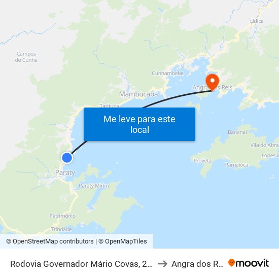 Rodovia Governador Mário Covas, 26220 to Angra dos Reis map