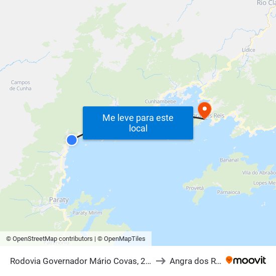 Rodovia Governador Mário Covas, 26212 to Angra dos Reis map