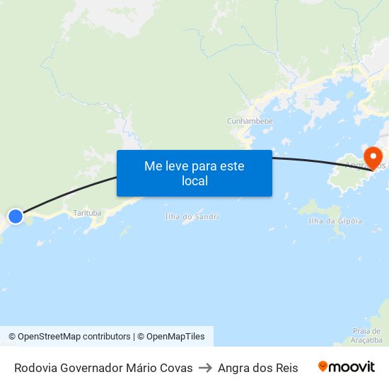 Rodovia Governador Mário Covas to Angra dos Reis map