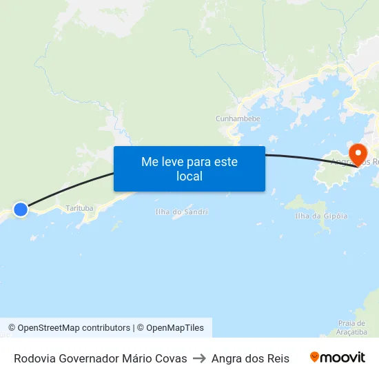 Rodovia Governador Mário Covas to Angra dos Reis map