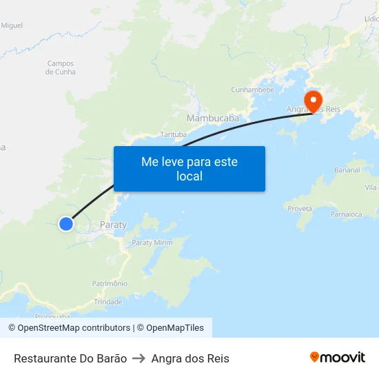 Restaurante Do Barão to Angra dos Reis map