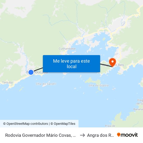 Rodovia Governador Mário Covas, 2200 to Angra dos Reis map