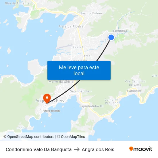 Condomínio Vale Da Banqueta to Angra dos Reis map