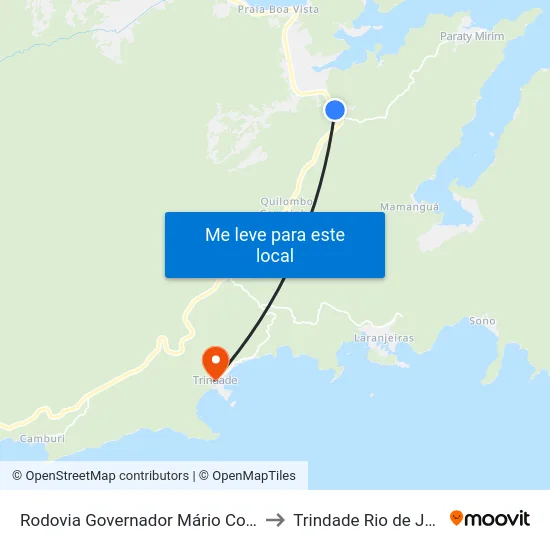 Rodovia Governador Mário Covas, 20178-20274 to Trindade Rio de Janeiro Brazil map