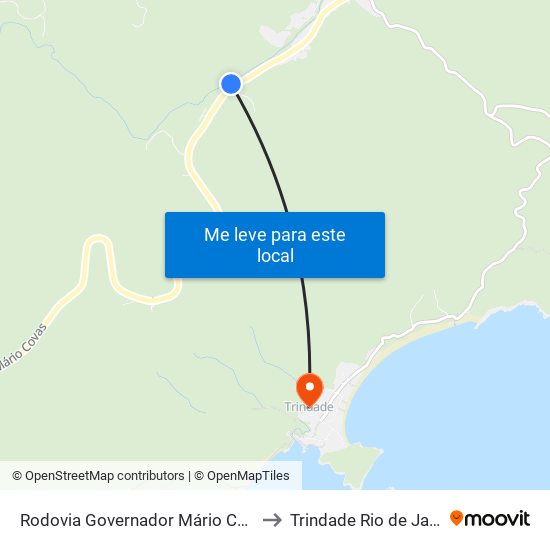 Rodovia Governador Mário Covas, 7074-7778 to Trindade Rio de Janeiro Brazil map