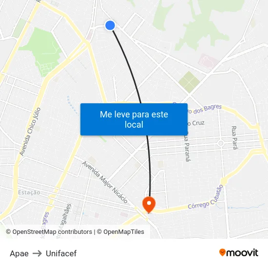 Apae to Unifacef map