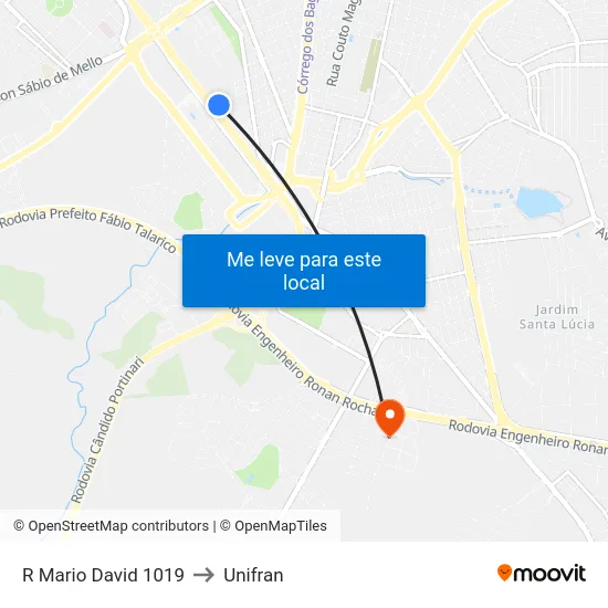 R Mario David 1019 to Unifran map