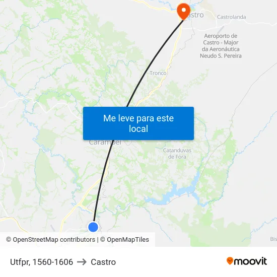 Utfpr, 1560-1606 to Castro map