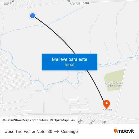 José Trierweiler Neto, 30 to Cescage map