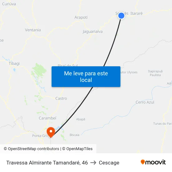 Travessa Almirante Tamandaré, 46 to Cescage map