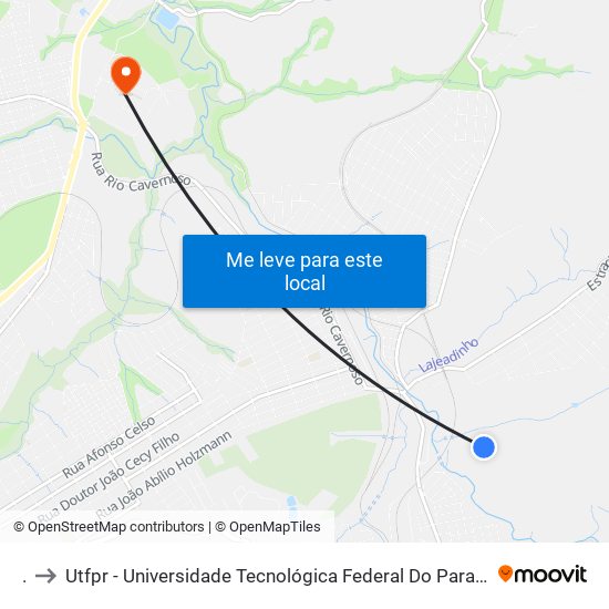 . to Utfpr - Universidade Tecnológica Federal Do Paraná map