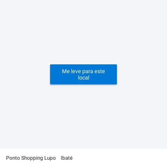 Ponto Shopping Lupo to Ibaté map