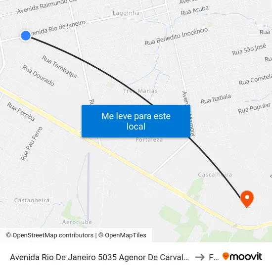 Avenida Rio De Janeiro 5035 Agenor De Carvalho Porto Velho - Ro 78910-793 Brasil to Faro map