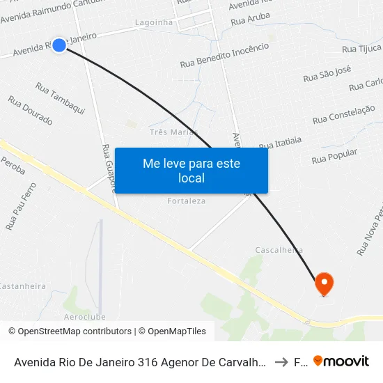 Avenida Rio De Janeiro 316 Agenor De Carvalho Porto Velho - Ro 78910-793 Brasil to Faro map