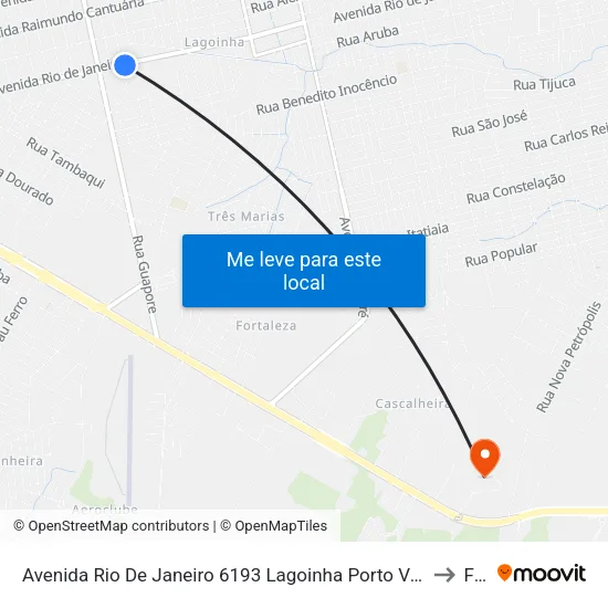 Avenida Rio De Janeiro 6193 Lagoinha Porto Velho - Ro 78910-793 Brasil to Faro map