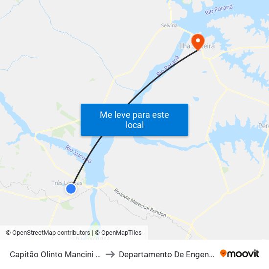 Capitão Olinto Mancini - Clínica Da Mulher to Departamento De Engenharia Civil Da Unesp map