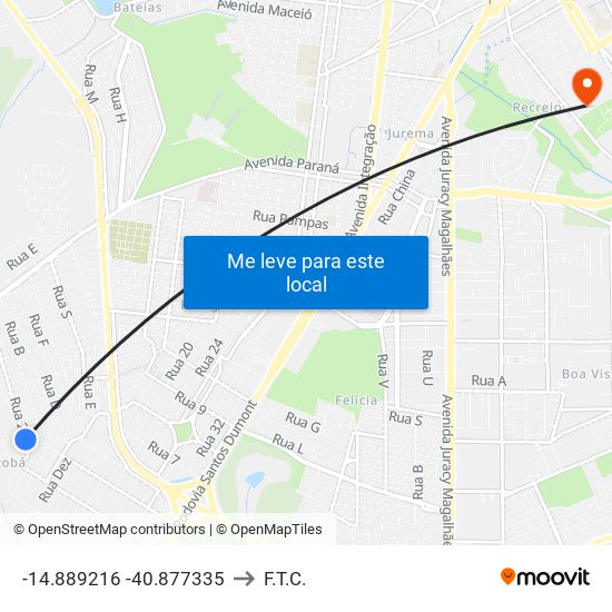 -14.889216 -40.877335 to F.T.C. map