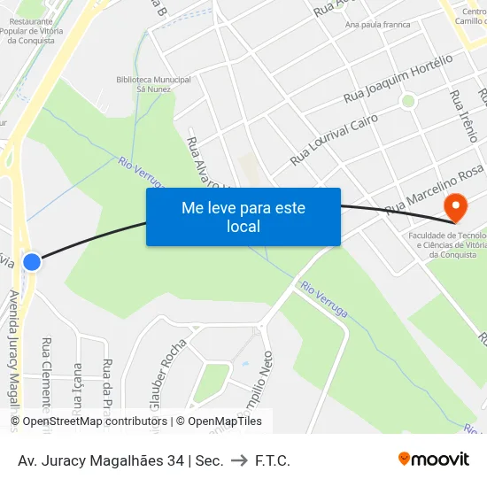 Av. Juracy Magalhães 34 | Sec. to F.T.C. map