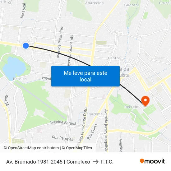 Av. Brumado 1981-2045 | Complexo to F.T.C. map