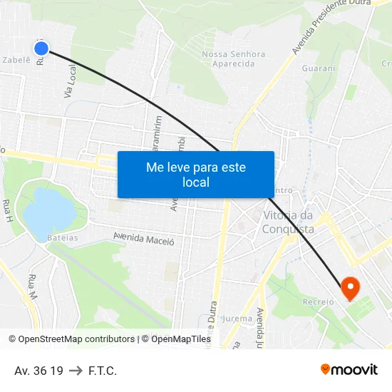 Av. 36 19 to F.T.C. map